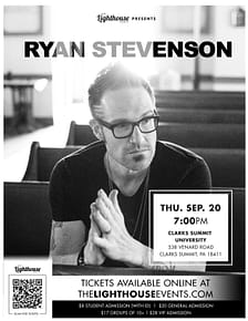 Ryan Stevenson Concert Flier